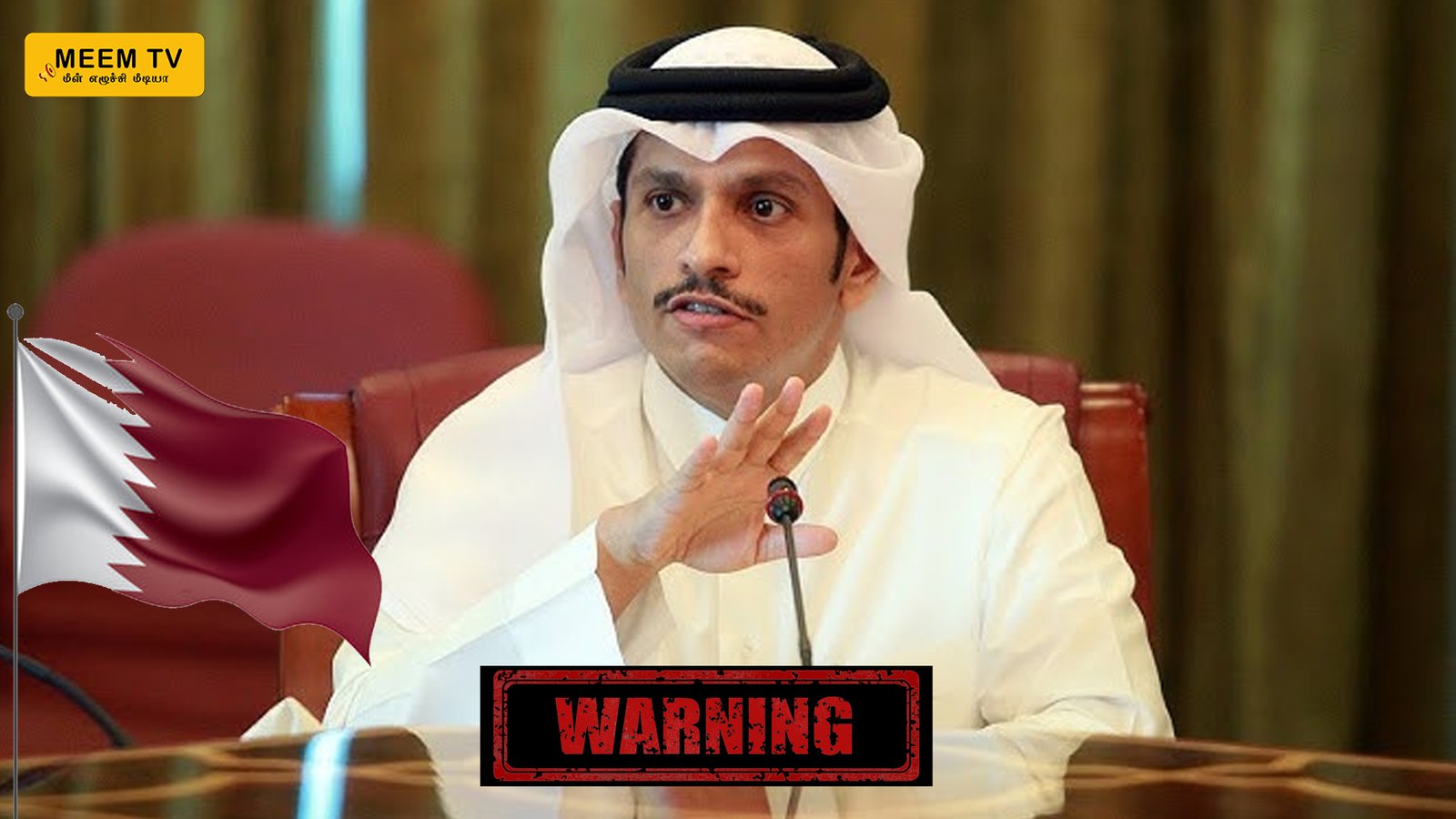 ஈரானை தாக்கினால் குடிக்க தண்ணீர் இருக்காது! கத்தார் எச்சரிக்கை!